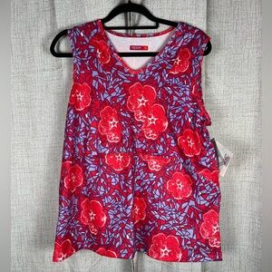 TERRY BICYCLES Tourista Tank Plus Top Floral Chatter Cycling Jersey Sz 1X NWT